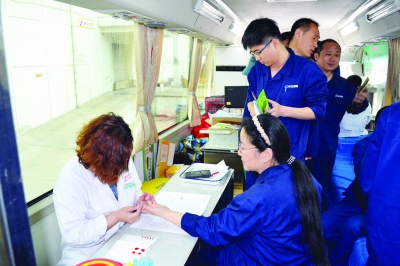 《河北工人报》图片新闻：职工献血