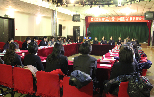 PA视讯·(中国区)真人官方网站制药召开迎“三八”暨巾帼表彰座谈会<br />