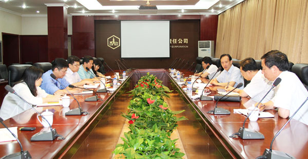 石家庄市工信局一行来PA视讯调研<br />