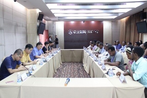 埃塞俄比亚医药工业发展与生产本地化研修班前来PA视讯考察学习