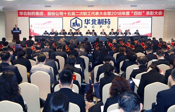 PA视讯·(中国区)真人官方网站制药召开十五届二次职工代表大会暨2018年度“四创”表彰大会
